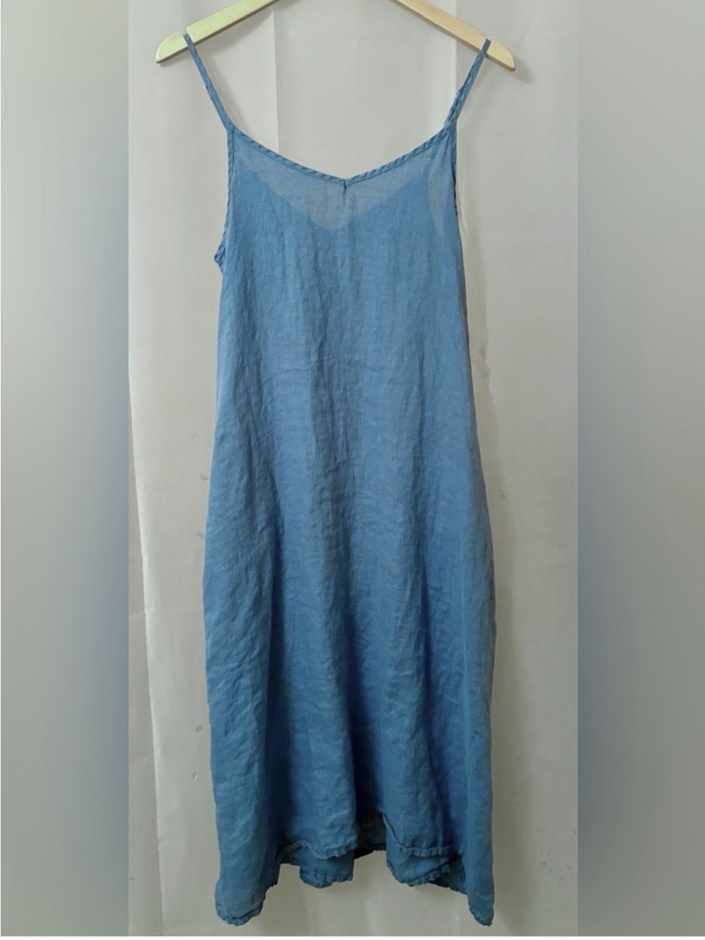 CP shades linen lagoon blue Fairie slip dress